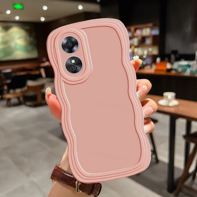 Softcase WAVE SHAPE Warna Oppo A15/A15S/A16/A16E/A16K/A17/A17K/A31/A37/NEO 9/C1/A3S/A5 2020/A9/A52/A72/A39/A57 Lama Case TPU Gelombang Colorful