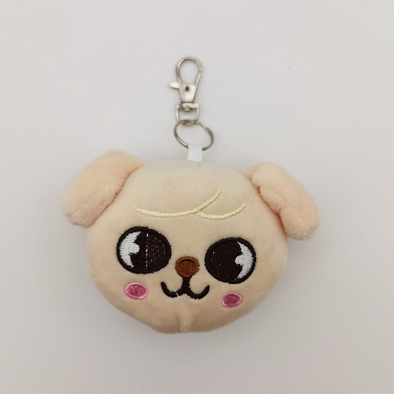 Mainan Mewah Gantungan Kunci 10 cm Aksesoris Liontin Stray Kids Boneka Kawaii Kartun Boneka Binatang Hadiah