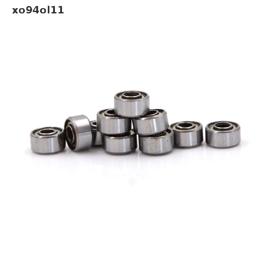 Xo 10pcs 693ZZ Baja Karbon Miniatur Bola Bantalan 3 * 8 * 4mm Ganda Terlindung Bantalan OL