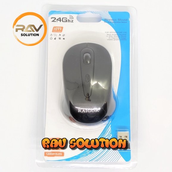 MOUSE WIRELESS RAIGOR RR-02 GOOD QUALITY  VN 4