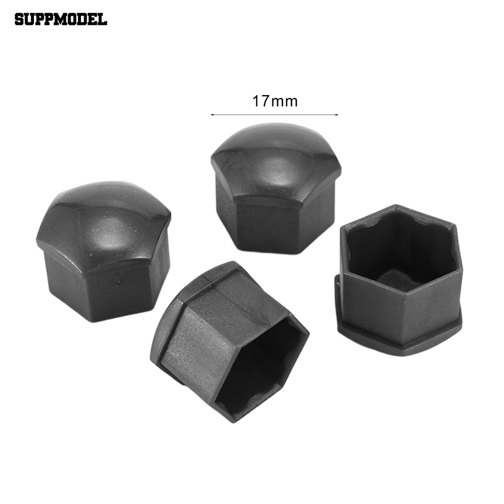 Suppmodel 20Pcs 17mm Penutup Baut Roda Untuk ATV Mobil Wheel Nut Cap Protection Cover Pengerjaan Halus