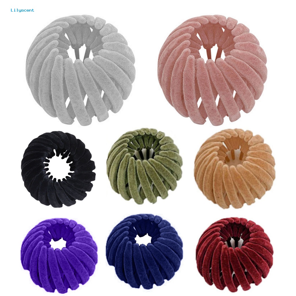 Lilyscent Cincin Rambut Halus Untuk Wanita Women Hair Loop Ponytail Holder Hiasan Kepala Ultralight