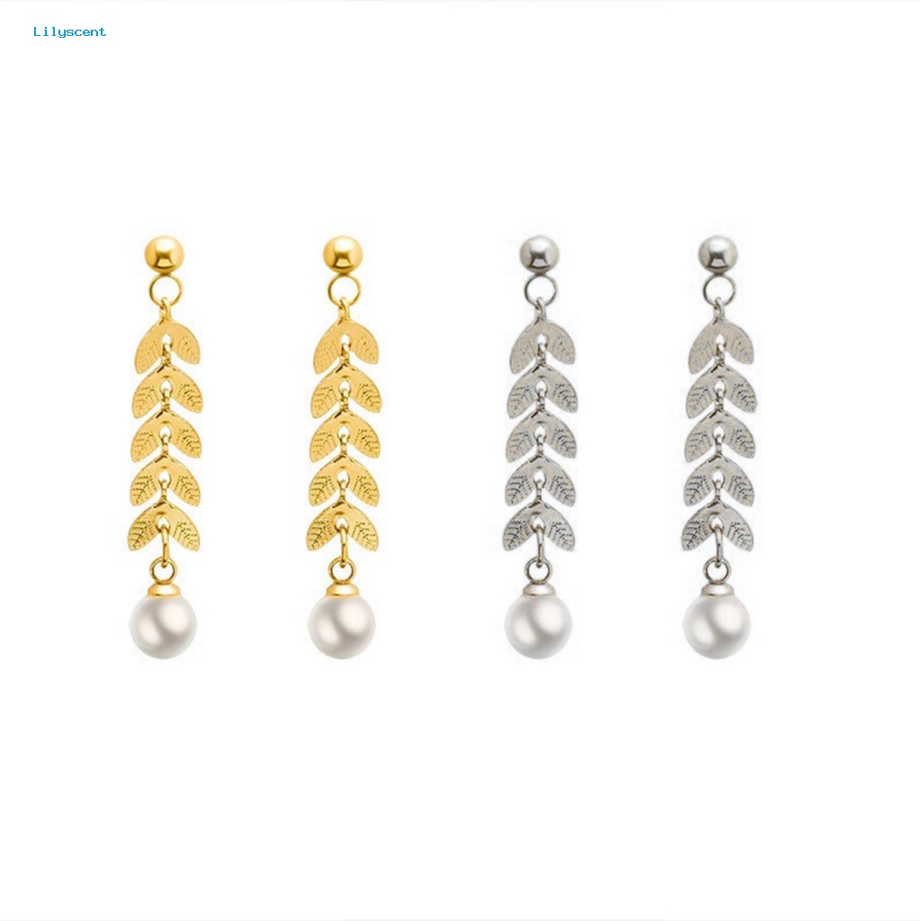 Lilyscent 1pasang Hypoallergenic Ear Studs Costume Aksesoris Simetris Modern Wanita Ear Studs Geometric