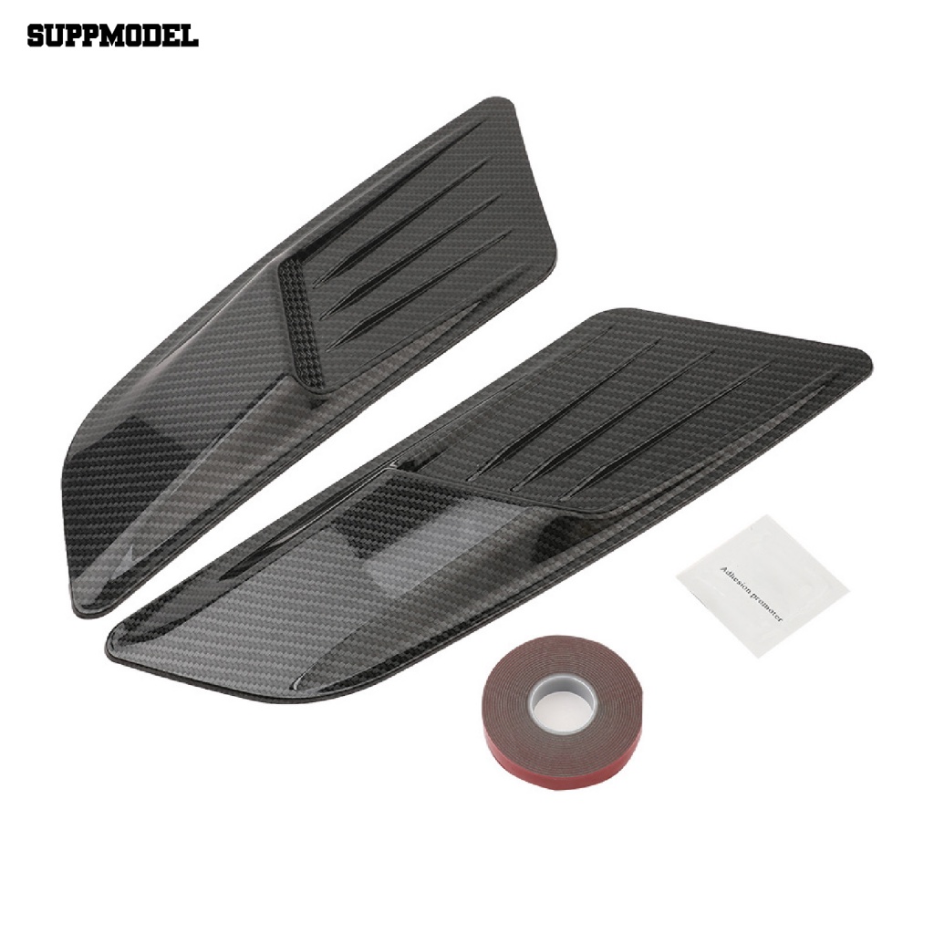 Suppmodel 2Pcs Exterior Air Outlet Frame Trim Untuk Kendaraan Dekoratif Aliran Udara Intake Cover Indah