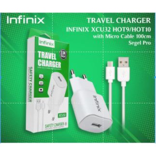 PROMO~Charger INFINIX Hot 9 HOT 10 Hot 9 Play Smart 5 USB Micro Casan TC Infinix Smart 4 XCU32 / Travel Charger ORI INFINIX 33W Fast Charging Micro USB Casan USB oem