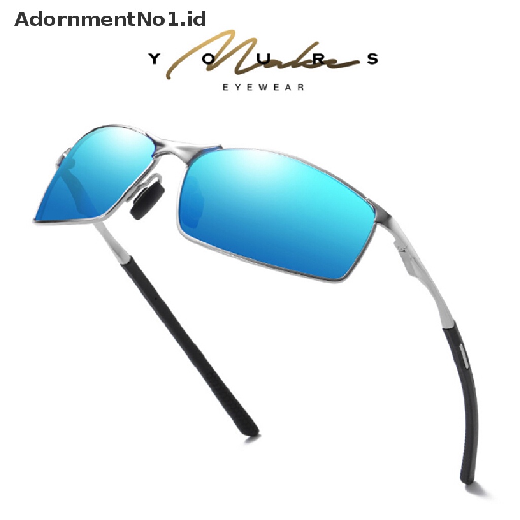 [AdornmentNo1] Kacamata Hitam Polarized Pria Mengemudi Cermin Warna Night Vision Goggles Eyeglasses [ID]