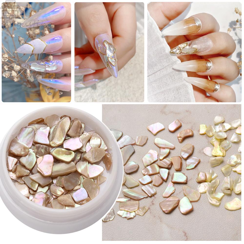 Dekorasi Nail Art Agustina High Quality Perhiasan Kuku Ukuran Campur Alami
