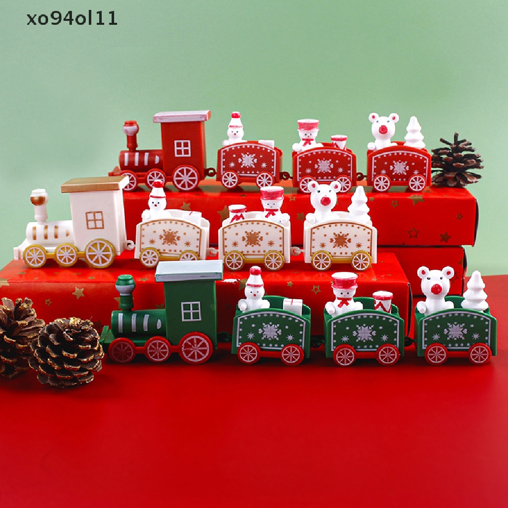 Xo 1Pc Hiasan Kue Kereta Natal Plastik2023Hiasan Natal Xmas Gift OL