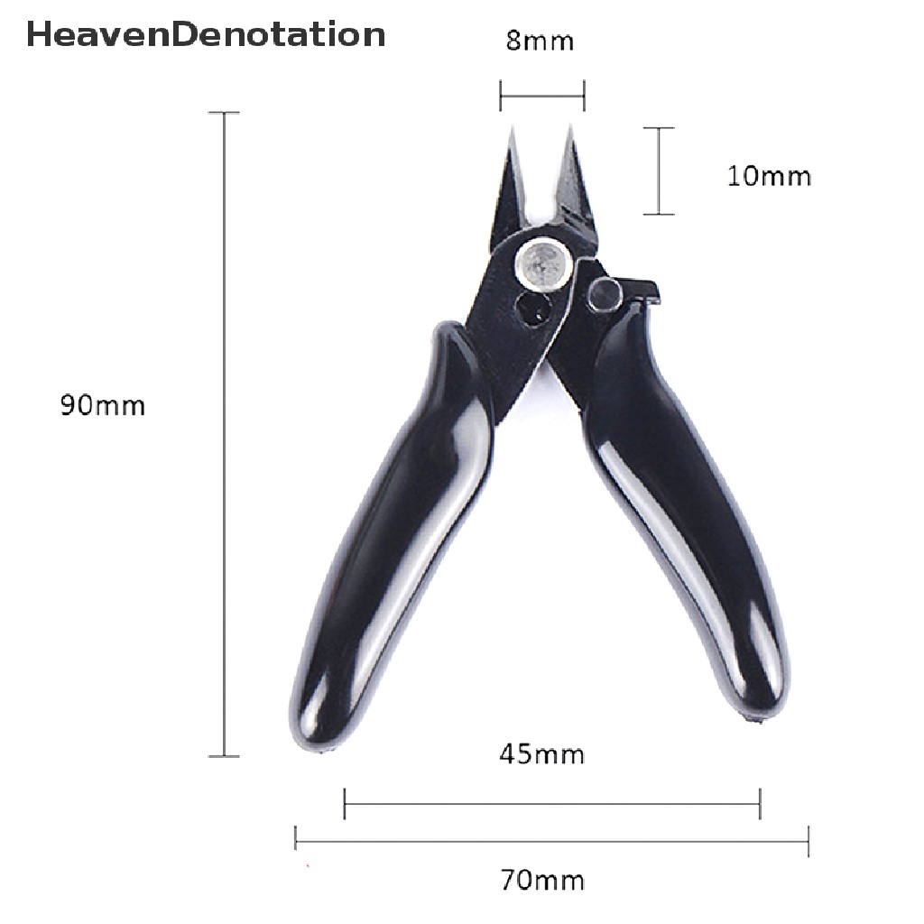 [HeavenDenotation] 3.5 Inch Diagonal Mini Plier Pemotong Kawat Elektronik Wire Cable Cutter Hand Tool HDV