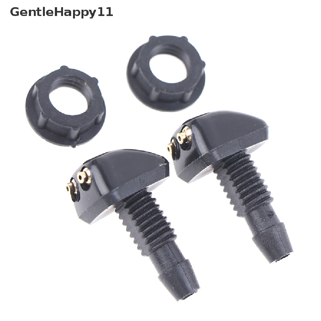 Gentlehappy 2x Universal Front Windshield Washer Wiper Nozzle er Outlet Spout Air id