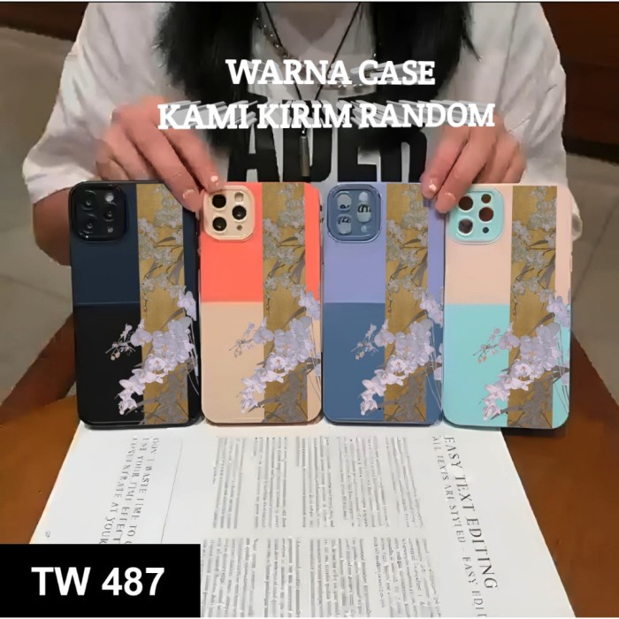 TWO TONE CASE MOTIF REALME 9 PRO 5G REALME 9i REALME 8i REALME C12 C15