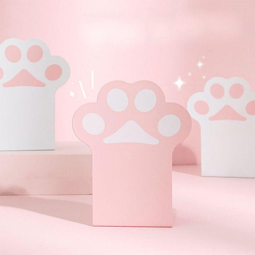 Lanfy Cat Bookends Ruang Kreatif Siswa Stationary Kantor Perlengkapan Penyimpanan Meja Desktop Organizer Tempat Majalah