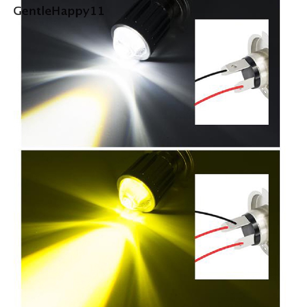 Gentlehappy H4/H6 BA20D Moto Bohlam Lampu Depan Motor Led Dual Color Hi/Lo Beam Fog Lamp  Id