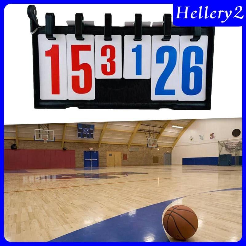[Hellery2] Sport Scoreboard Compact 39cmx23cm Score Flip Untuk Baseball Voli Tenis
