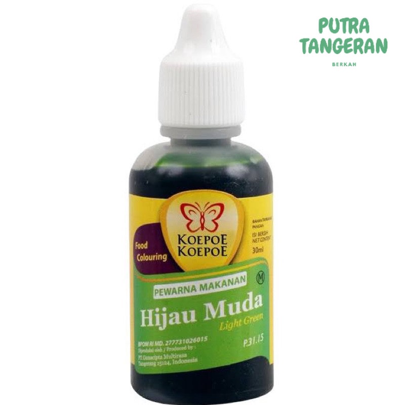 

KOEPOE KOEPOE PEWARNA HIJAU MUDA 30 ML