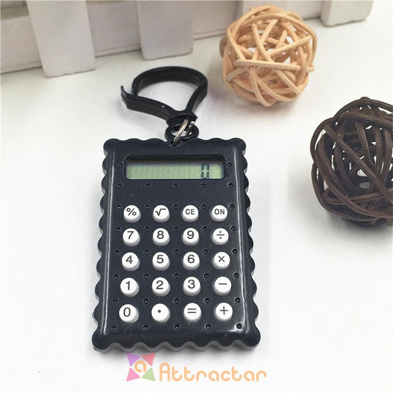 

✨In Stock Kalkulator Ujian Mahasiswa Mini Cookie Shape Keychain Calculator-AT