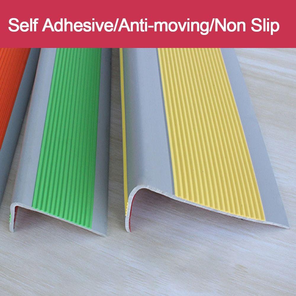 Nanas 100cm Strip Anti slip Kualitas Tinggi Langkah Sudut Pinggir Bentuk Alur Merayap Nosing Untuk Karpet