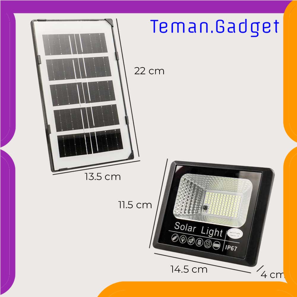 TG - LMP OOBEST Lampu Dinding Solar Sensor Cahaya Waterproof 100 LED Cool White - OB100