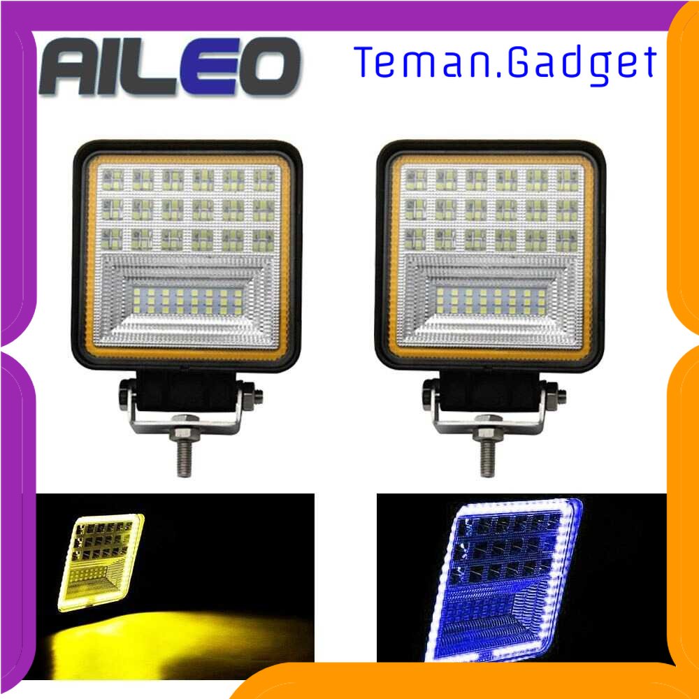 TG - LMP AILEO Lampu Sorot Offroad Floodlight Waterproof 42 LED Cool White 126W - C126