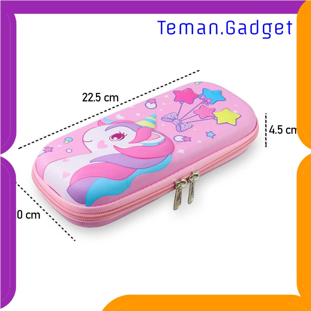 TG - ATK SQUMIDER Tempat Pensil Anak Unicorn Pencil Case Pouch Stationery - C2