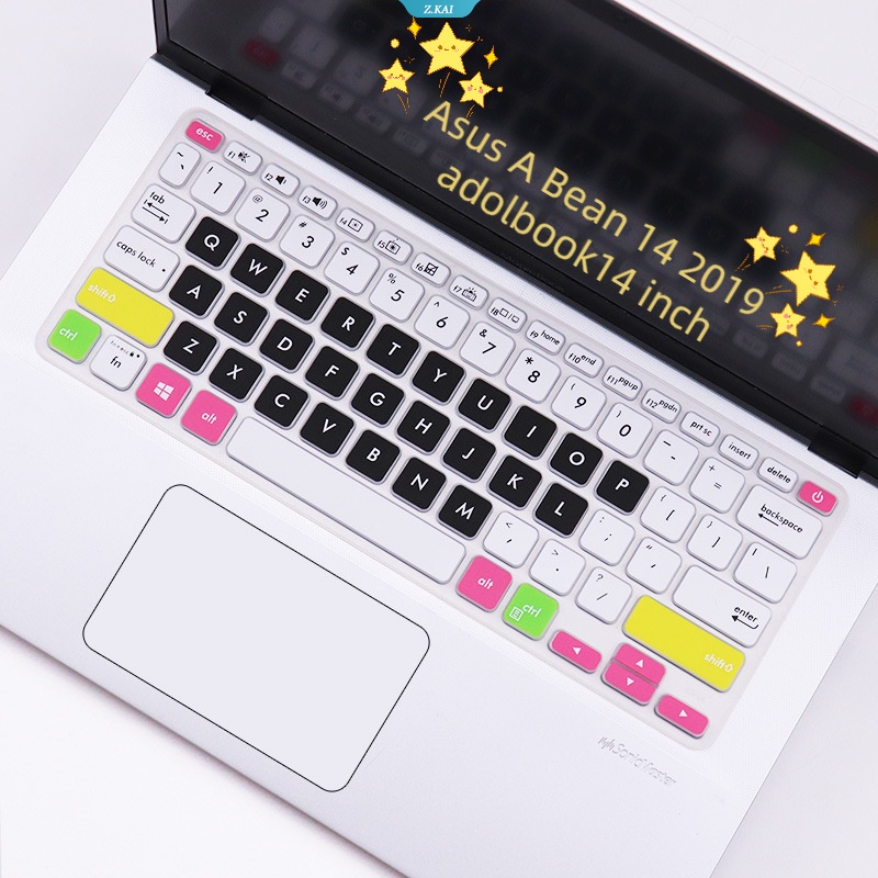 Keyboard Komputer Full Coverage Untuk Model Asus A Bean14 2019 Adolbook14 Inch Tahan Lembab Film Pelindung Kualitas Tinggi [ZK]