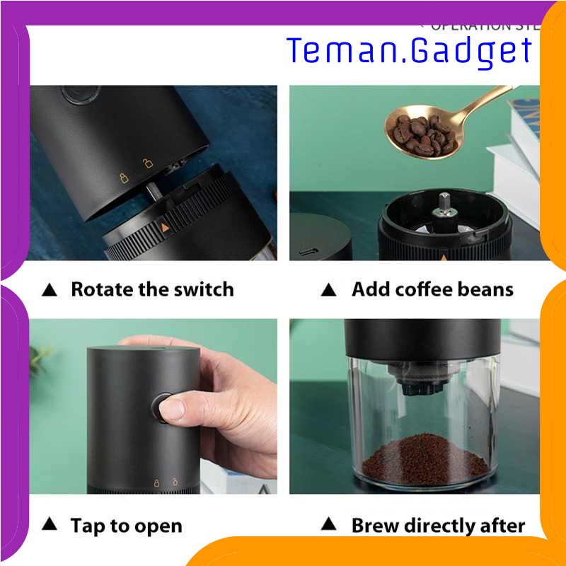 TG -  DPR VOCORY Penggiling Biji Kopi Elektrik Coffee Bean Grinder 120ml - HB-985