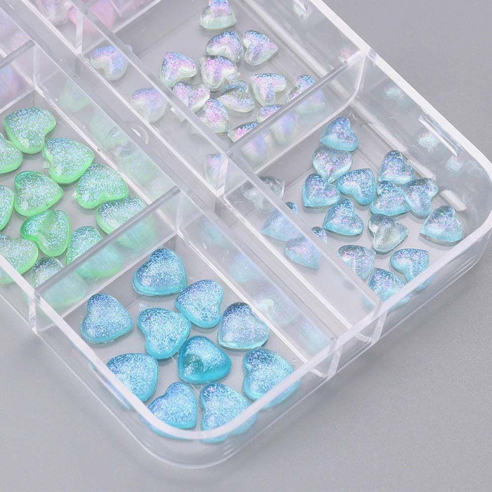 Mxbeauty Aurora Dekorasi Kuku Wanita Fashion Nail Charms Resin Manikur Aksesoris Hiasan Kuku Nail Jewelry