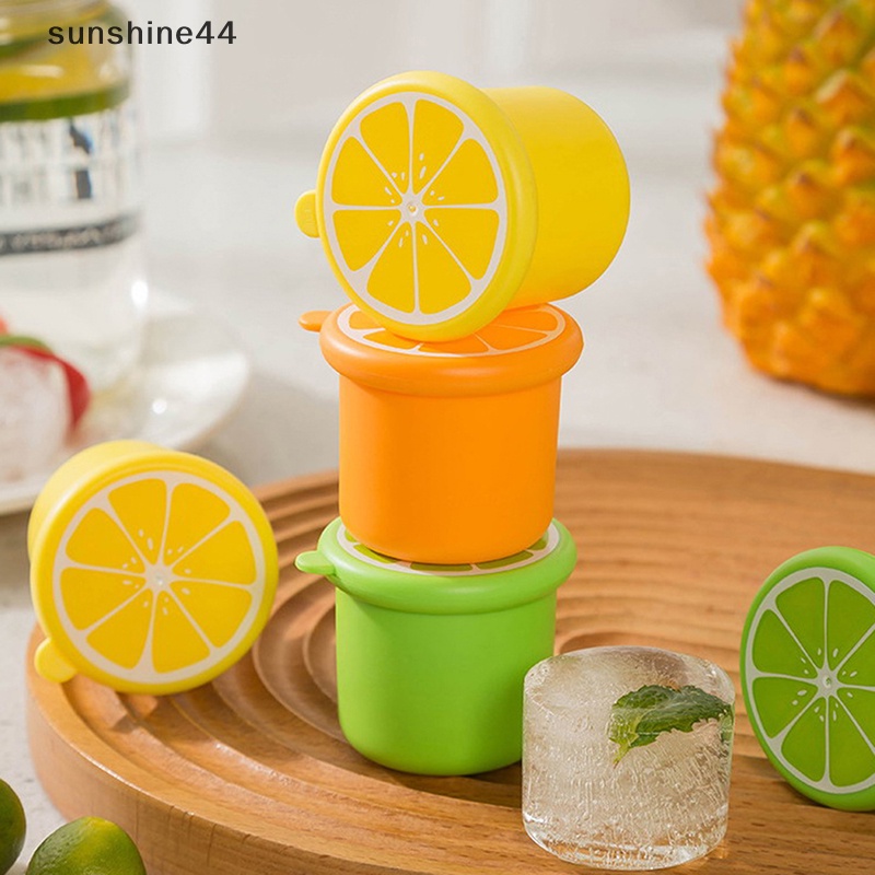 Sunshine Cetakan Es Batu Whiskey Cetakan Es Hoki Bulat Ice Ball Maker Mold Ice Cube Tray ID