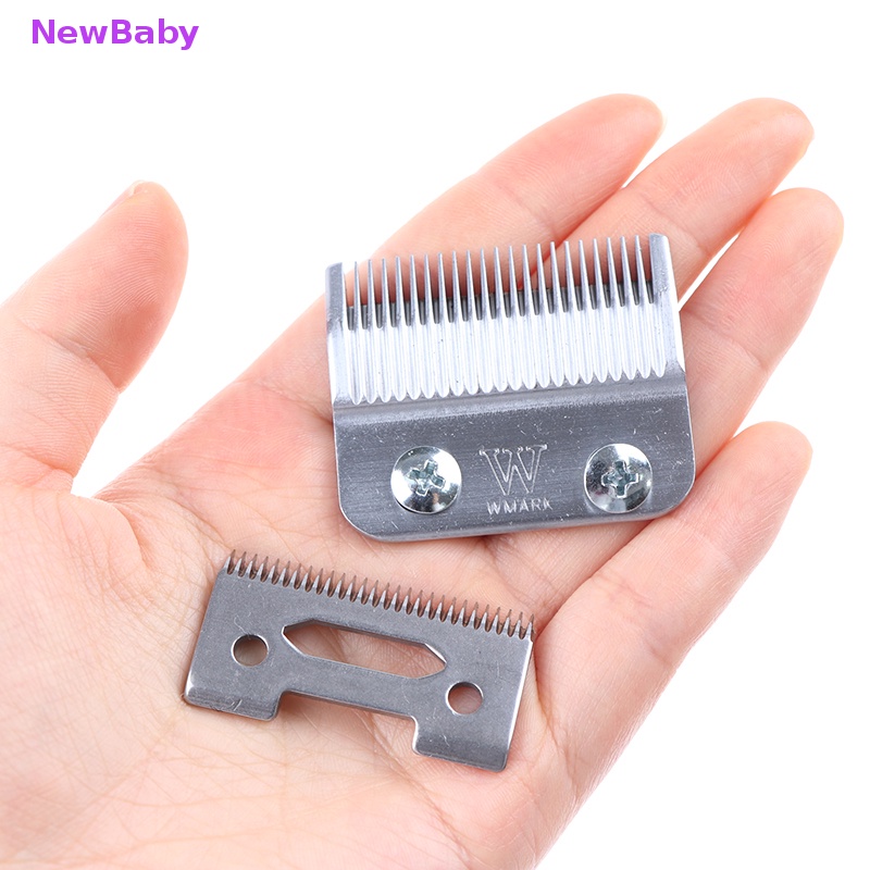Newbaby Movable Blade Hair Cutg Clipper Blade Aksesoris Penjepit Baja Dengan Sekrup ID
