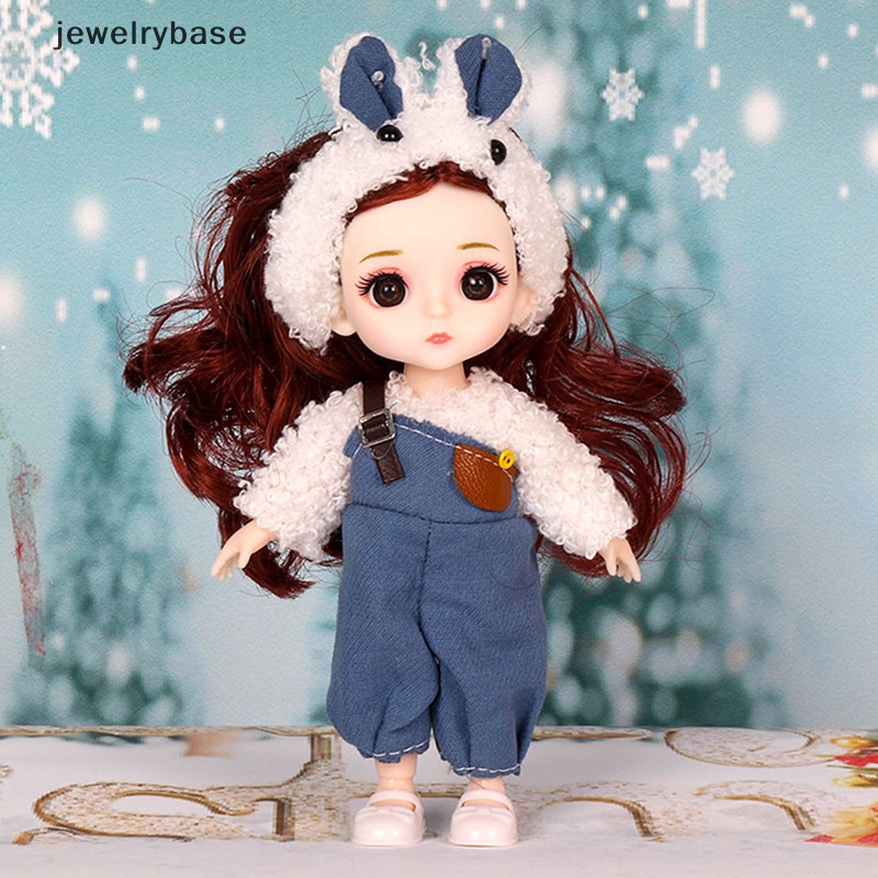 [jewelrybase] Boneka Princess 16cm Lucu Dengan Pakaian bjd Boneka ob11 Boneka Mainan Untuk Anak Perempuan DIY Hadiah Butik