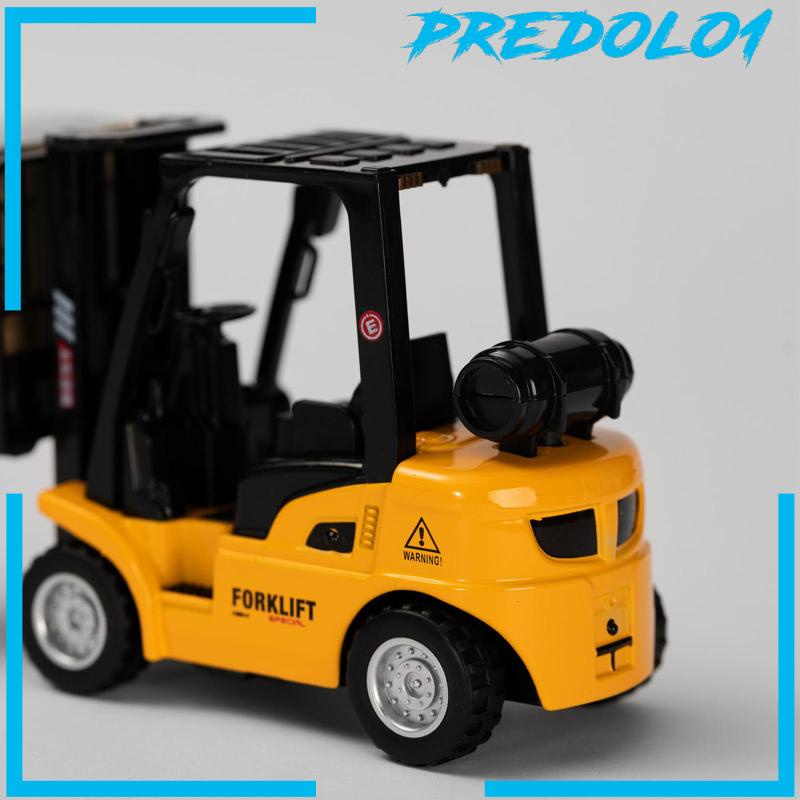 [Predolo1] Mainan Model Forklift Skala1Per50 Cuci Gudang Model Kendaraan Untuk Hadiah Liburan Anak Laki-Laki