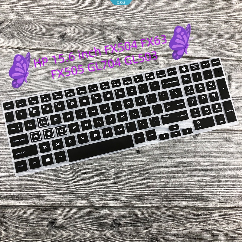 Case Keyboard Komputer Silikon Tahan Debu Untuk HP 15.6 Inch ROG TUF FX504 FX63 FX505 GL704 GL503 Kualitas Tinggi Cakupan Penuh Tahan Air Film Pelindung [ZK]