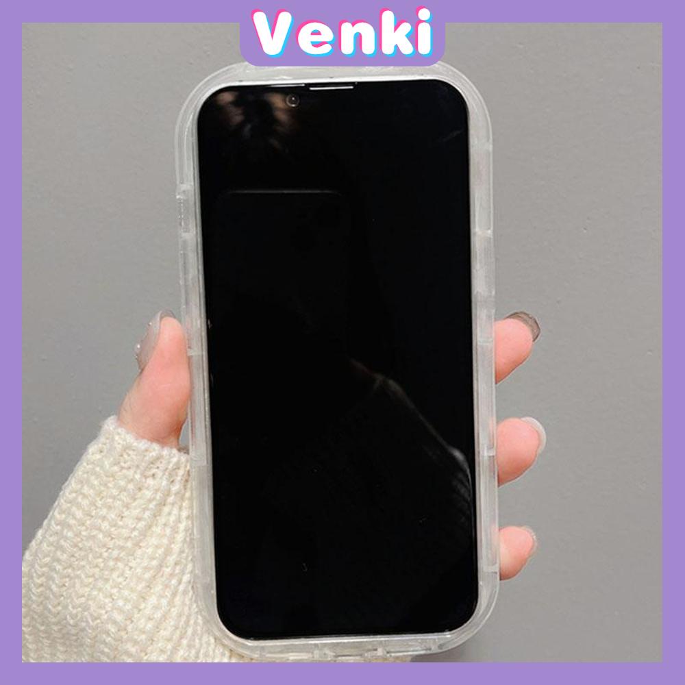 Venki - For iPhone 14 pro max Soft Case TPU Wavy Edge Smile White Phone Case Camera Protection Shockproof Compatible with iPhone 13 Pro max 12 Pro Max 11 xr xs max 7 8 Plus