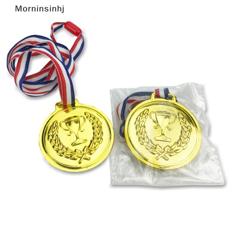 Mornin 6 cm Plastik Piala Emas Anak Olahraga Permainan Medali Mainan Luar Ruangan Anak Hadiah Mainan Hadiah winner reward id