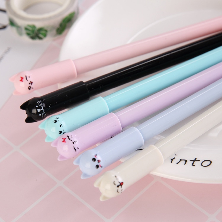 MONSOON - D6133 Pena Karakter Meow S5615 / Bolpen Motif Kucing / Pulpen gel Karakter Kucing / Pena Karakter Kucing Lucu