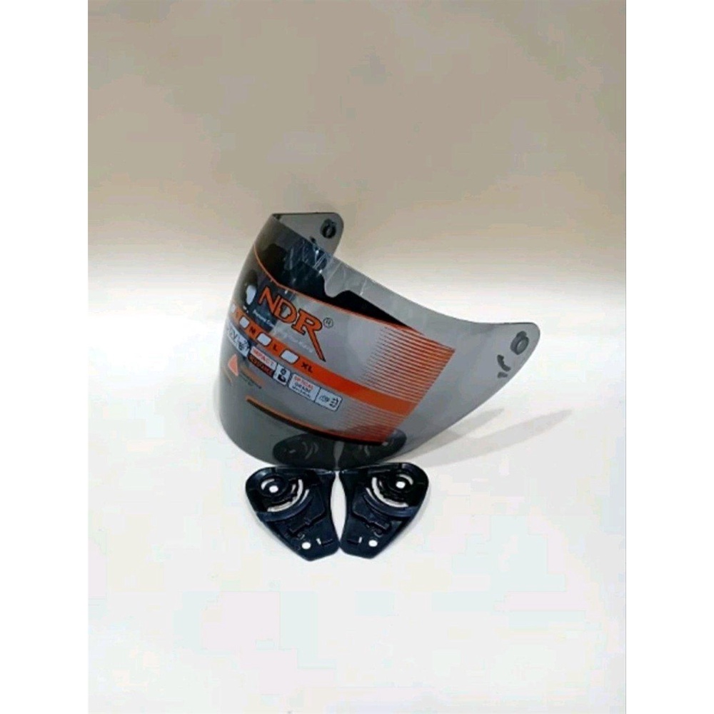 KACA HELM KYT DJ MARU INK CENTRO KYT GALAXY PLUS RACHET WARNA HITAM SMOKE