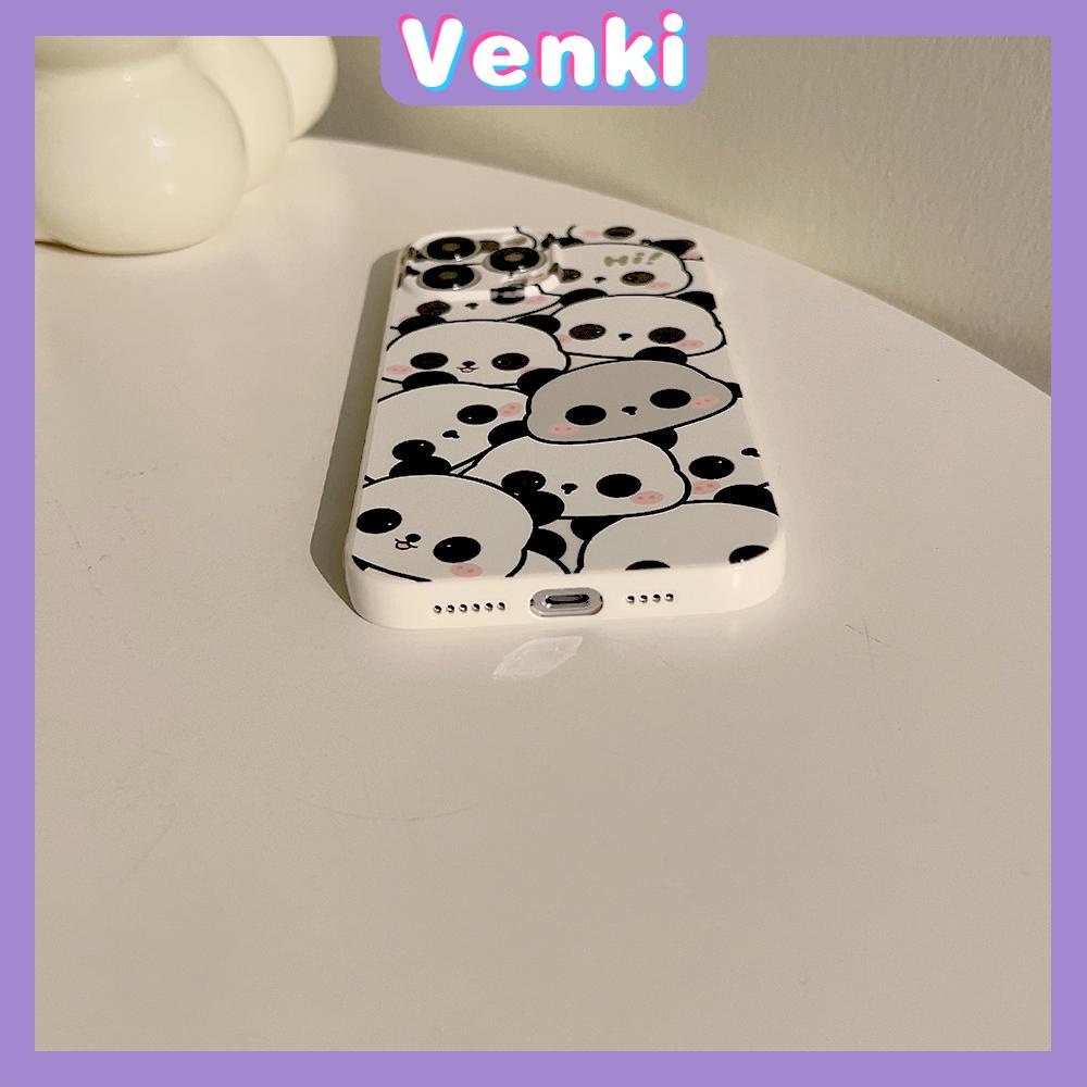 VENKI - For iPhone 11 iPhone Case White Glossy TPU Soft Shell Shockproof Phase Cover Protection Cute Red Panda Compatible with iPhone 14 13 Pro max 12 Pro Max xr xs max 7Plus 8Plus