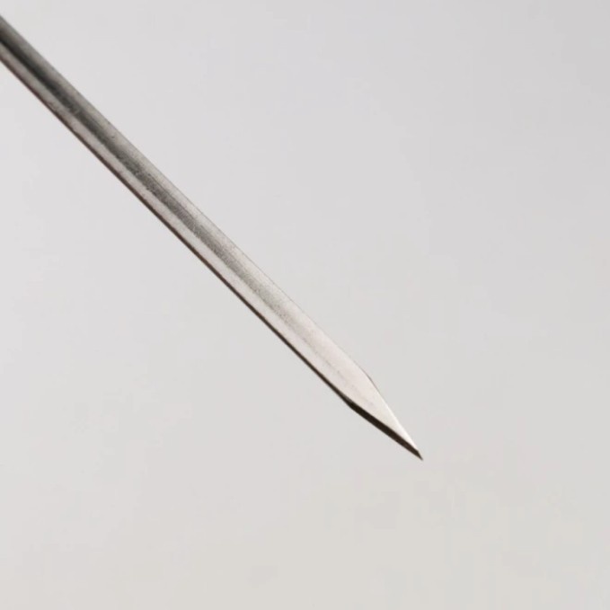 Tusuk Sate Stainless Steel Gagang Kayu Tusuk Sate BBQ Alat Panggang - Polos