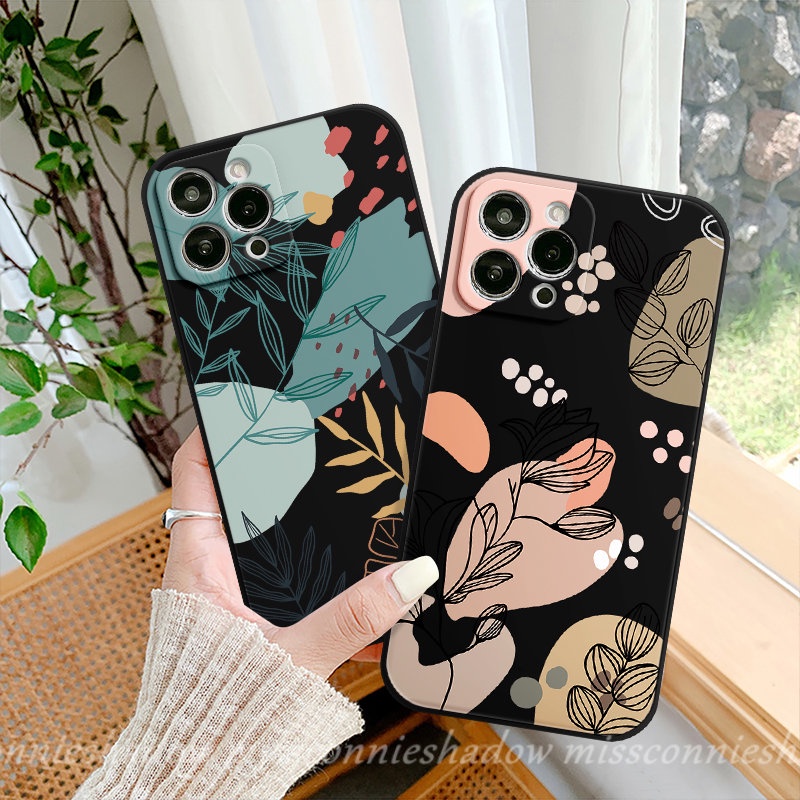 Case Motif Sisi Untuk Realme C35 C33 C21Y C31 C25 C1 C25Y C20 C12 C11 8i 5 5s 9i 6i 9 8 5i 7 10 10 8 Pro C3 7i C30 C25s C17 C21 Soft Tpu Spring Fresh Bunga Daun Sarung Motif Bunga