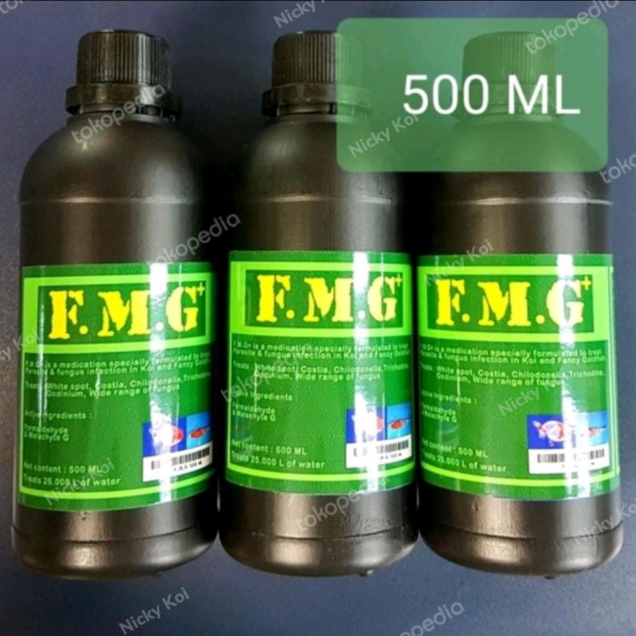 Obat Pembasmi Parasit kulit dan jamur Ikan KOI Kemasan 500ml