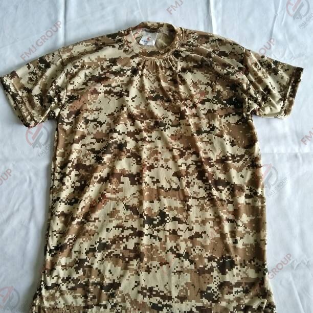 Kaos Pendek Loreng Army Motif / Kaos Loreng