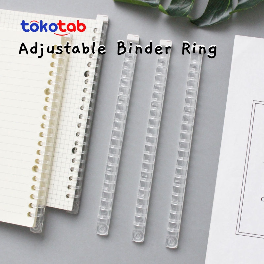 

Tokotab - Strip Ring Spiral Binder Easy Binder Ring B5 Easy Binder Ring A5 Transparant