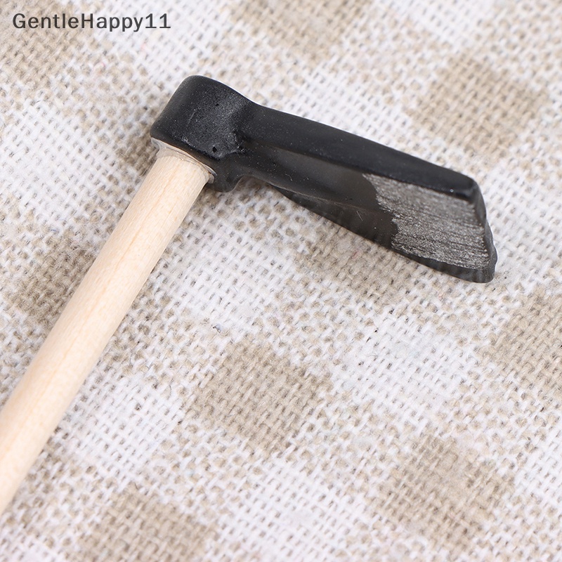 Gentlehappy1per12rumah Boneka Miniatur Cangkul Mini Simulasi Alat Pertanian Dekorasi Aksesoris id