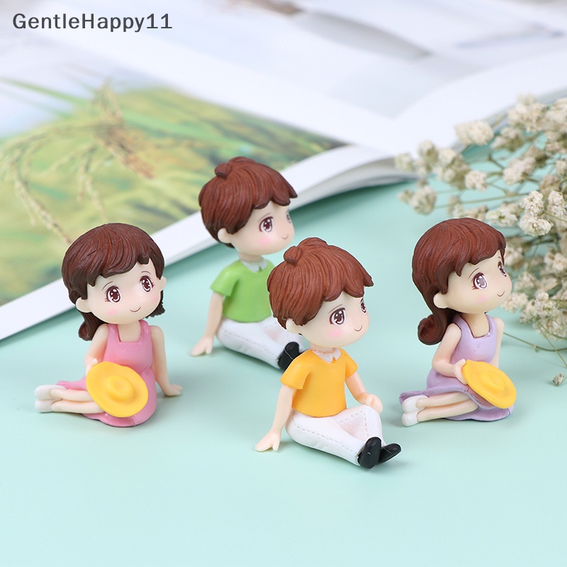 Gentlehappy Dekorasi Miniatur Pasangan Sweety Lovers Patung Taman Ornamen id