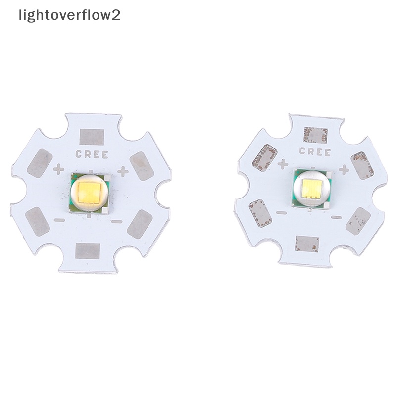 [lightoverflow2] Cree XML2 XM-L2 10W Putih Merah Hijau Biru Kuning chip LED Daya Tinggi+PCB 16/20mm [ID]