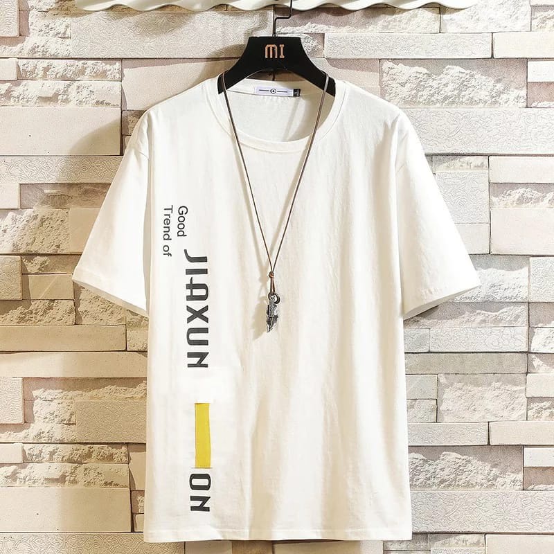 COD/DS2/ baju pria lengan pendek jiaxun kaos pria terlaris trends bahan babyterry