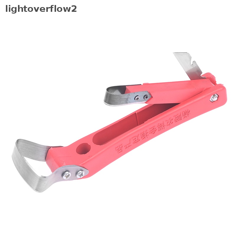 [lightoverflow2] Tree Bark Scraper Gardening Alat Penghilang Pencukur Kulit Kayu Lipat Log Peeler Debarking [ID]