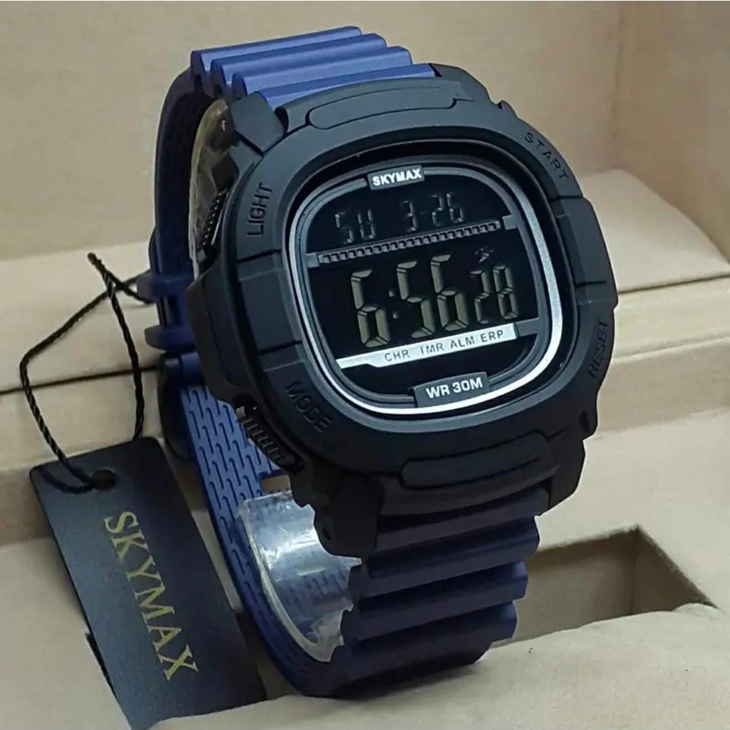 Terlaris-Jam Tangan Pria SKYMAX 2029 Original Digital Anti Air Bergaransi