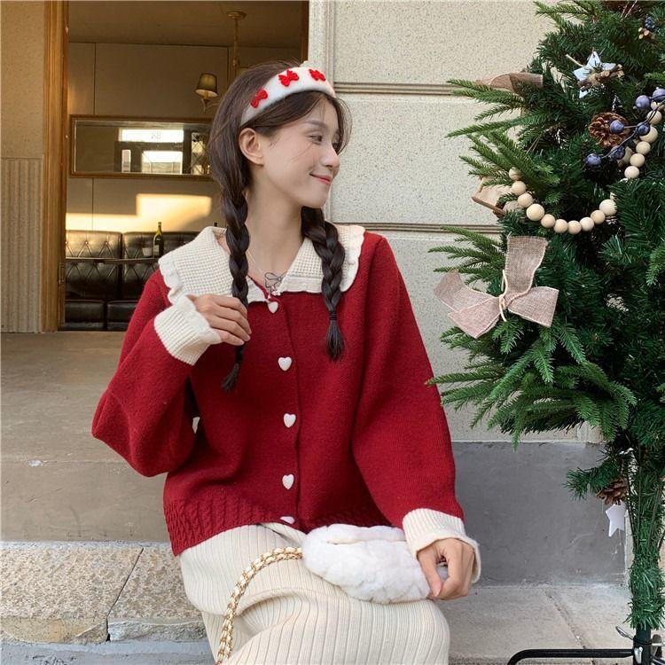 IMPORT HA-RI WOMAN KNIT SWEATER TOP KOREAN STYLE WINTER AUTUMN SPRING OUTFIT BAJU RAJUT WANITA LENGAN PANJANG MUSIM SEMI