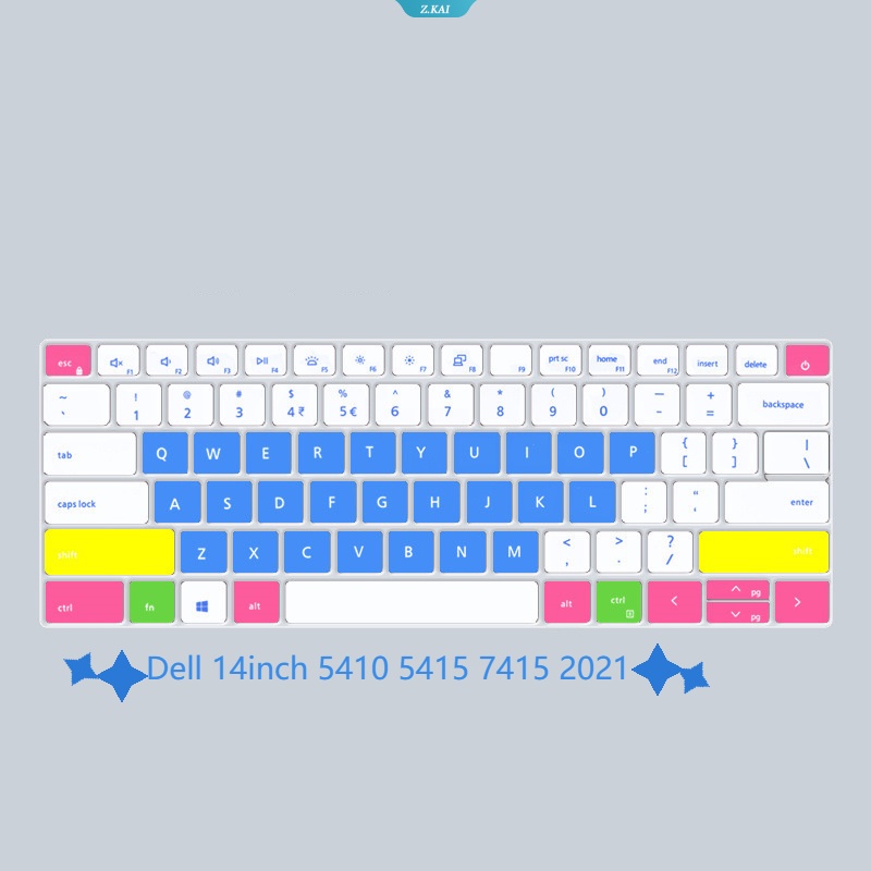 Keyboard Laptop Tahan Air High Quality TPU Film Pelindung Untuk Dell 14inch 54105415 7415 2021 Keyboard Silikon Pelindung Kulit Debu Cover [ZK]